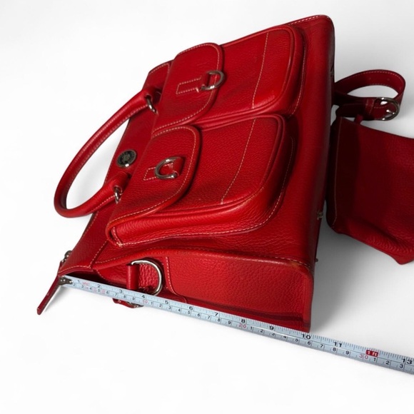 Dooney & Bourke Red Satchel Bag - Picture 6 of 9